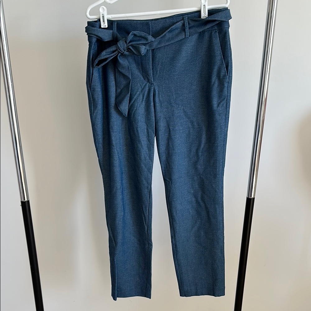 LOFT Blue Tie-Waist Pants